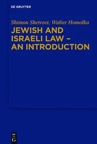 Buy Jewish and Israeli Law - An Introduction (English, Shimon Shetreet) — BookShops.in