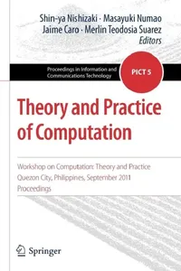 Buy Theory and Practice of Computation (English, Shin-Ya Nishizaki | Masayuki Numao | Jaime Caro) — BookShops.in