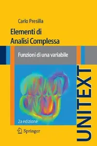 Buy Elementi Di Analisi Complessa (English, Carlo Presilla) — BookShops.in