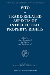 Buy Wto - Trade-Related Aspects of Intellectual Property Rights (English, Jan Busche | Peter-Tobias Stoll | Katrin Arend) — BookShops.in