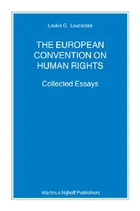 Buy The European Convention on Human Rights (English, Loukis Loucaides) — BookShops.in