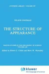 Buy The Structure of Appearance (English, Nelson Goodman | Geoffrey Hellman) — BookShops.in