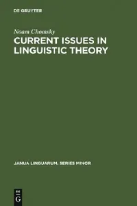 Buy Current Issues in Linguistic Theory (English, Noam Chomsky) — BookShops.in