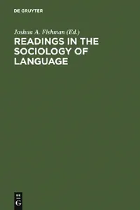 Buy Readings in the Sociology of Language (English, Joshua a. Fishman) — BookShops.in