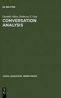 Buy Conversation Analysis (English, Donald Allen | Rebecca F. Guy) — BookShops.in
