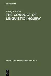 Buy The Conduct of Linguistic Inquiry (English, Rudolf P. Botha) — BookShops.in