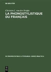 Buy La Phonostylistique Du Français (English, Christian L. Van Den Berghe) — BookShops.in