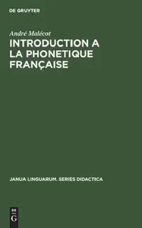Buy Introduction a la Phonetique Française (English, André Malécot) — BookShops.in