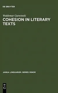 Buy Cohesion in literary texts (English, Waldemar Gutwinski) — BookShops.in