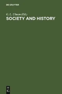 Buy Society and History (English, G. L. Ulman) — BookShops.in