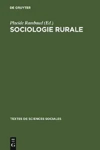 Buy Sociologie rurale (English, Placide Rambaud) — BookShops.in