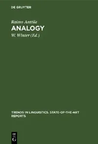 Buy Analogy (English, Raimo Anttila | W. Winter) — BookShops.in