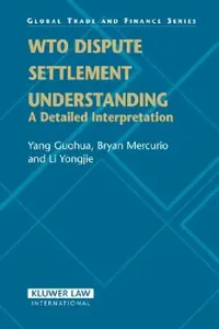 Buy WTO Dispute Settlement Understanding (English, Yang) — BookShops.in