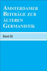 Buy Amsterdamer Beiträge zur älteren Germanistik, Band 66 (2010) (English, Erika Langbroek | Arend Quak | Annelies Roeleveld) — BookShops.in