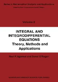 Buy Integral and Integrodifferential Equations (English, Ravi P. Agarwal | Donal O'Regan) — BookShops.in