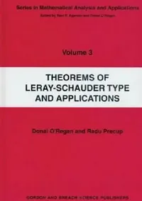 Buy Theorems of Leray-Schauder Type and Applications (English, Radu Precup) — BookShops.in