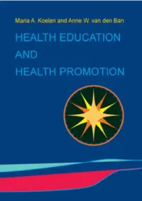 Buy Health Education and Health Promotion (English, M. a. Koelen | A. W. Van Den Ban) — BookShops.in