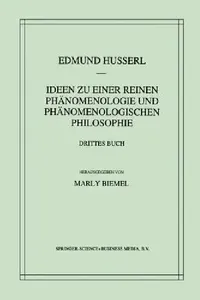 Buy Ideen Zu Einer Reinen Phänomenologie Und Phänomenologischen Philosophie (English, Edmund Husserl | Marly Biemel) — BookShops.in