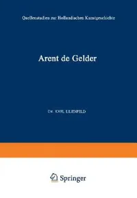 Buy Arent de Gelder (English, Karl Lilienfeld) — BookShops.in