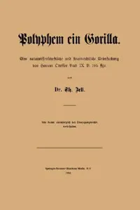 Buy Polyphem Ein Gorilla (English, T. Zell) — BookShops.in