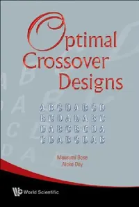 Buy Optimal Crossover Designs (English, Bose Mausumi) — BookShops.in