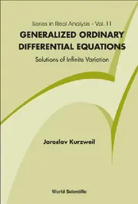 Buy Generalized Ordinary Differe Equat (V11) (English, Kurzweil Jaroslav) — BookShops.in