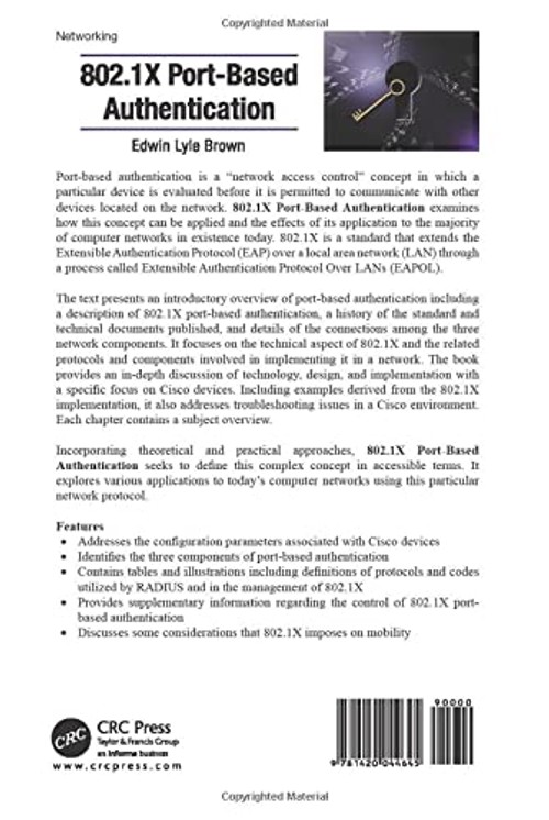 802.1X Port-Based Authentication – Edwin Lyle Brown | Auerbach Publications view 3