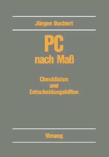 Buy PC Nach Maß (English, Jürgen Buchert) — BookShops.in