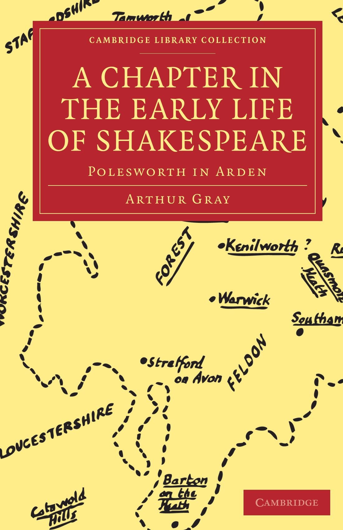 Buy A Chapter in the Early Life of Shakespeare by Arthur Gray — BookShops.in