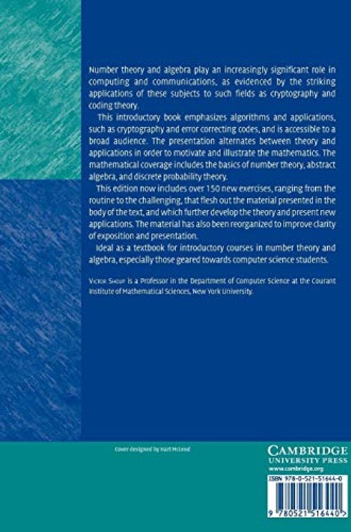 A Computational Introduction to Number Theory and Algebra - Victor Shoup view 3