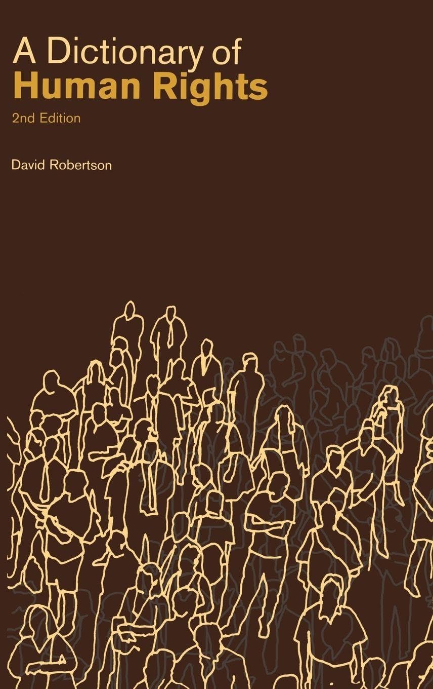 Buy A Dictionary of Human Rights by David Robertson | David Robe — BookShops.in