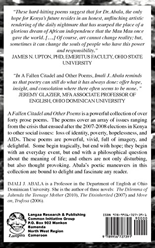 A Fallen Citadel and Other Poems view 3
