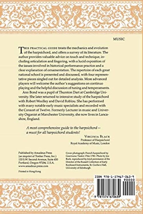 A Guide to the Harpsichord – Ann Bond – Amadeus Press view 3