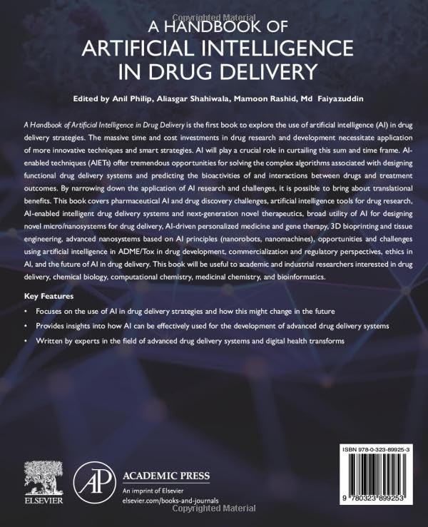 A Handbook of Artificial Intelligence in Drug Delivery (English, Anil K. Philip) view 3