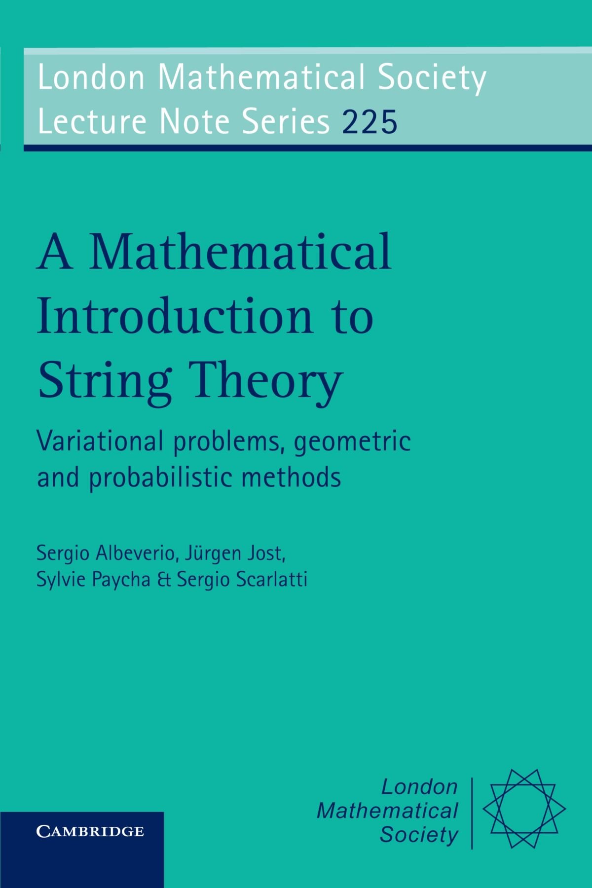 Buy A Mathematical Introduction to String Theory by Albeverio — BookShops.in