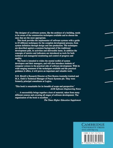 A Practical Handbook for Software Development | by N. D. Birrell | Martyn A. Ould | M. A. Ould | ‎ Cambridge University Press | ‎ English | ‎ Reprint Edition view 3