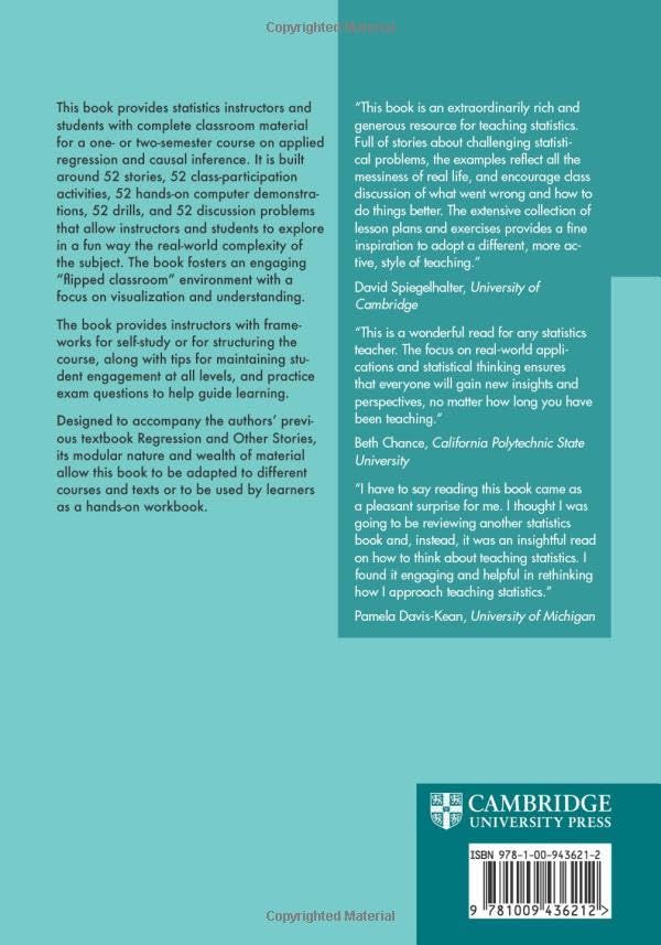 Active Statistics: Stories, Games, Problems, and Hands-on Demonstrations for Applied Regression and Causal Inference view 3