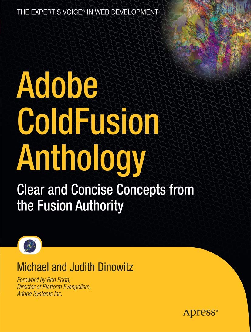 Buy Adobe ColdFusion Anthology by Michael Dinowitz — BookShops.in