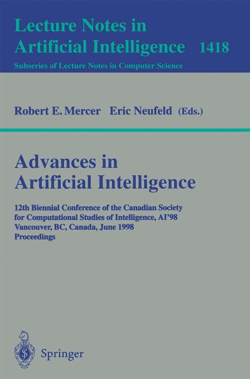 Buy Advances in Artificial Intelligence (English, Robert E. Mercer | Eric Neufeld) — BookShops.in