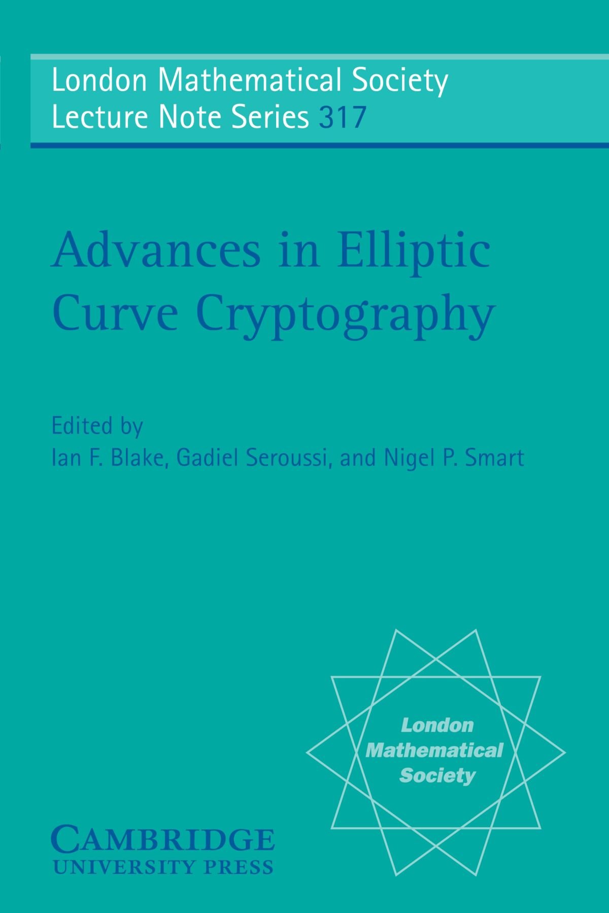 Buy Advances in Elliptic Curve Cryptography by Gadiel Seroussi — BookShops.in