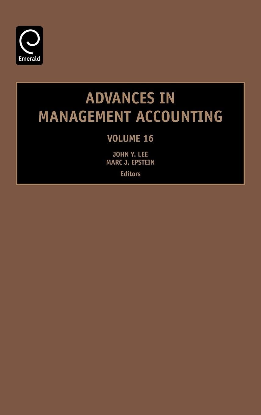 Buy Advances in Management Accounting (English, John Y. Lee | Marc J. Epstein) — BookShops.in
