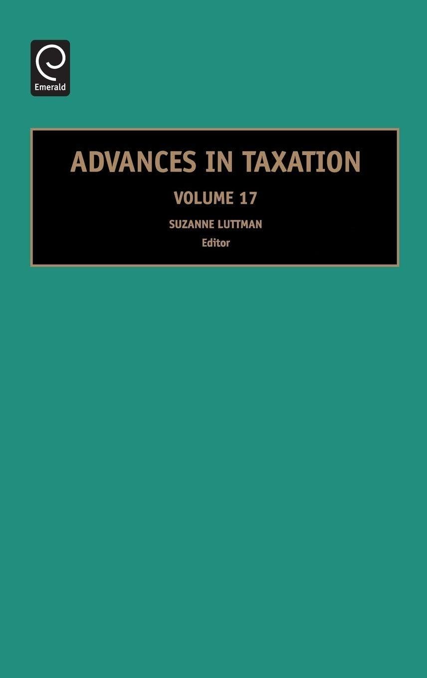 Buy Advances in Taxation, Volume 17 (English, Suzanne M. Luttman) — BookShops.in