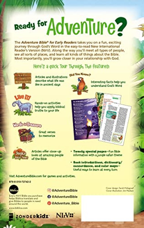 NIrV Adventure Bible for Early Readers – Zonderkidz view 3
