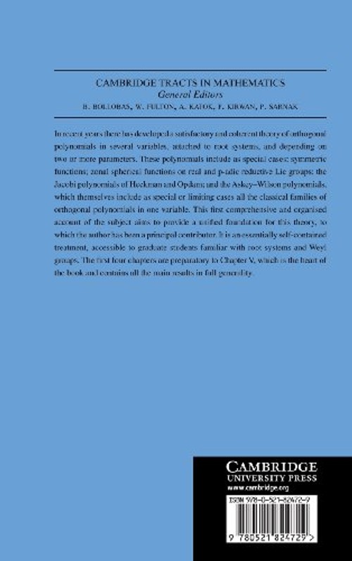 Affine Hecke Algebras and Orthogonal Polynomials – I. G. MacDonald view 3