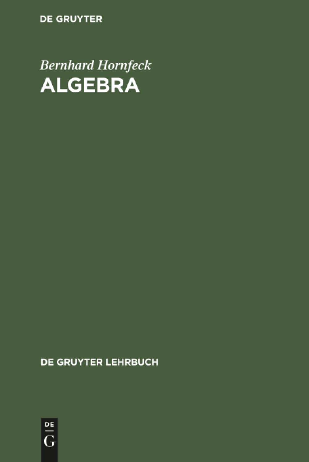 Buy Algebra (De Gruyter Lehrbuch) — BookShops.in