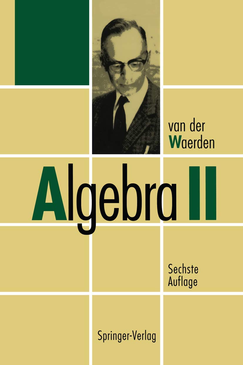 Buy Algebra II by B. L. Van Der Waerden – Springer — BookShops.in
