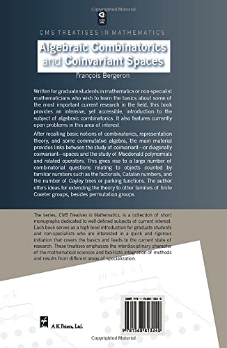 Algebraic Combinatorics and Coinvariant Spaces (Cms Treatises in Mathematics/ Traites De Mathematiques De La Smc) view 3