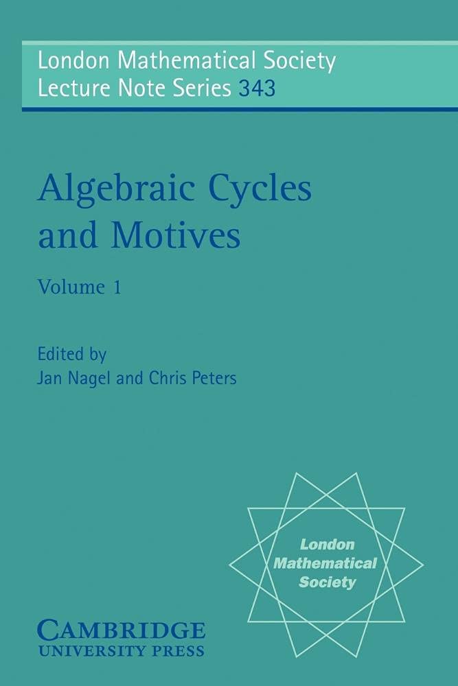Buy Algebraic Cycles and Motives by Jan Nagel — BookShops.in
