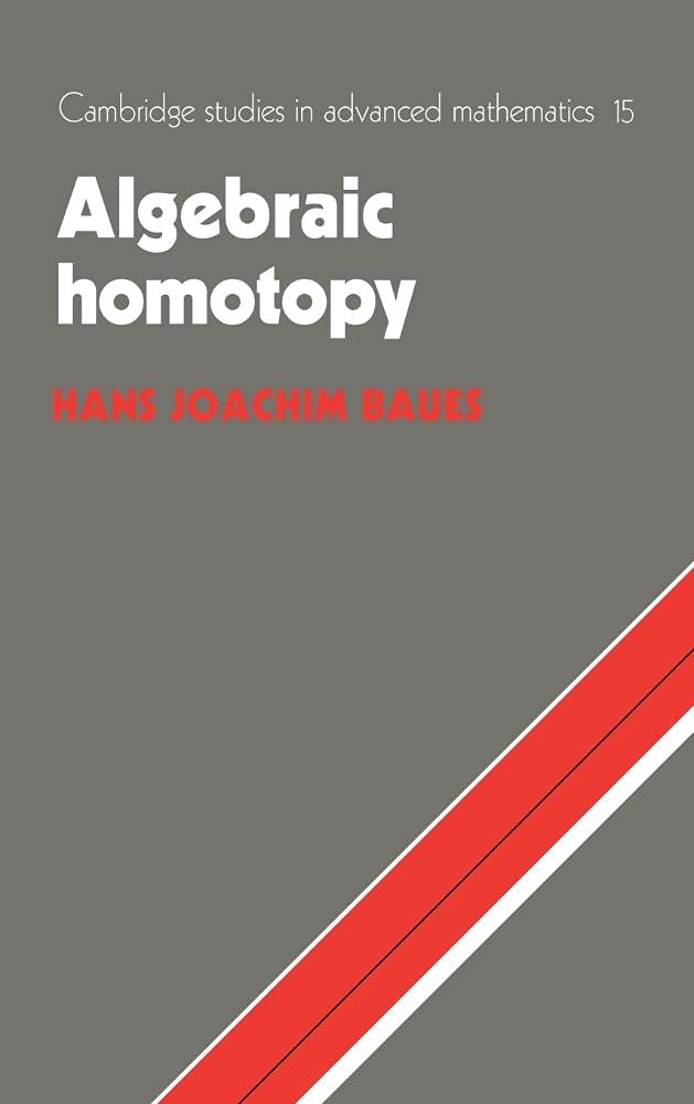Buy Algebraic Homotopy by Hans J. Baues – Math Textbook — BookShops.in