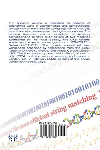 Algorithms in Bioinformatics view 3